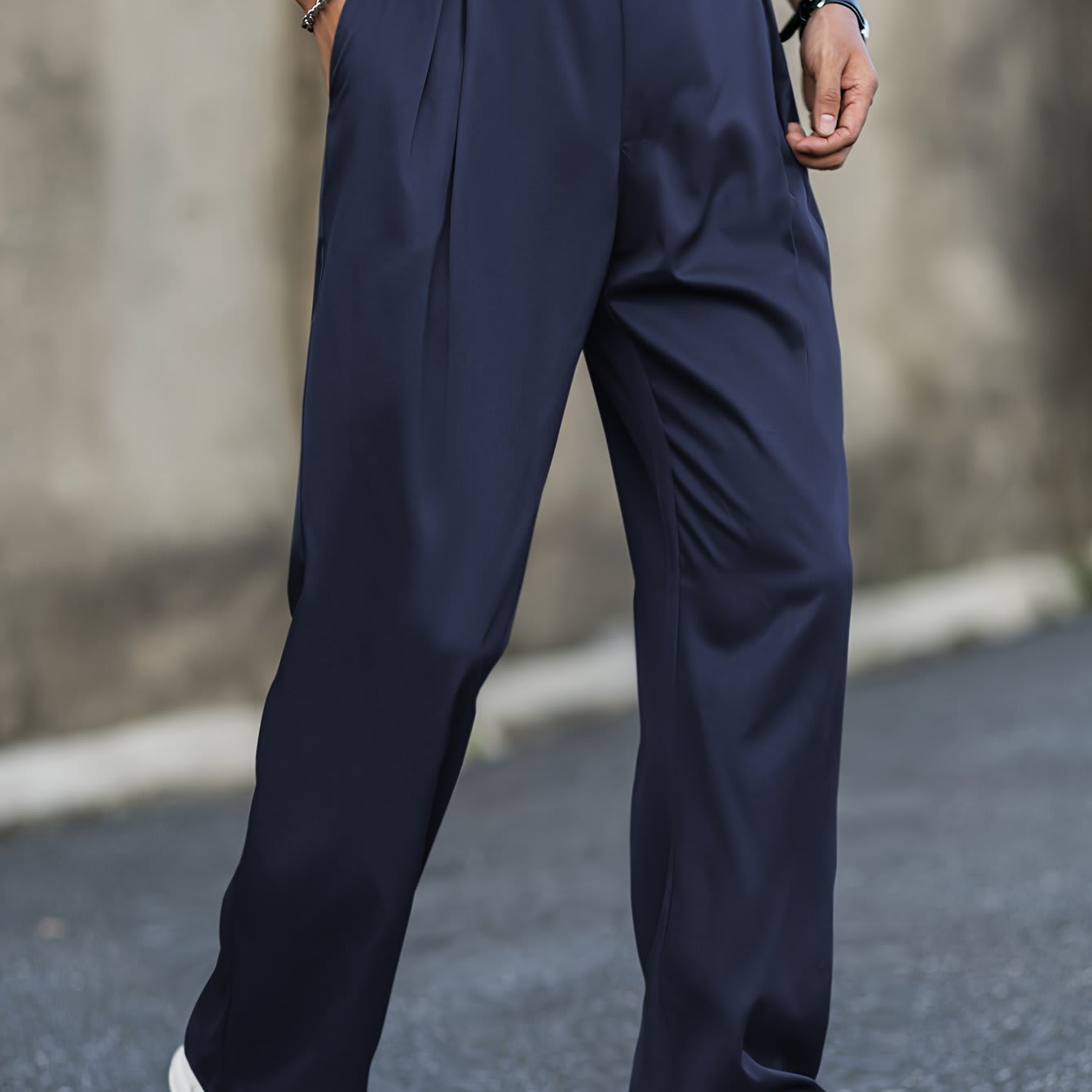 Men's Trousers  Loose Casual Wide Waist view 9