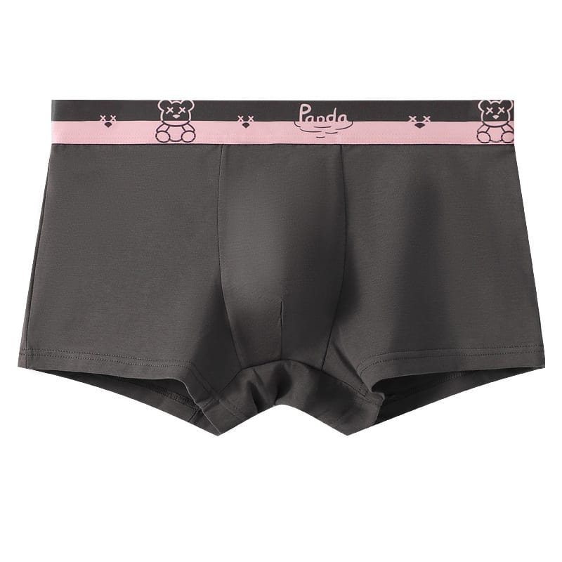 Breathable Teddy Bear Printed Men's Boxer Shorts view 27