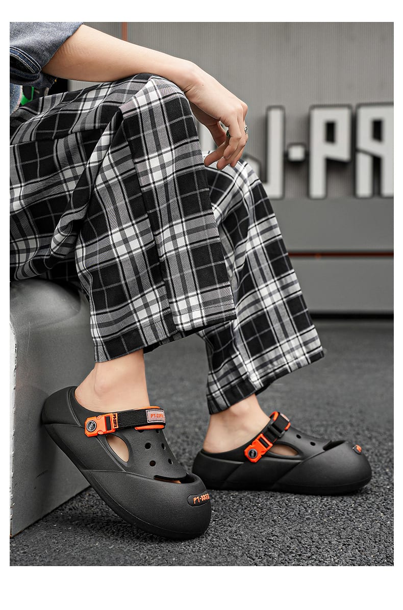 Men's Outerwear Casual Trend Color Matching Slippers view 18