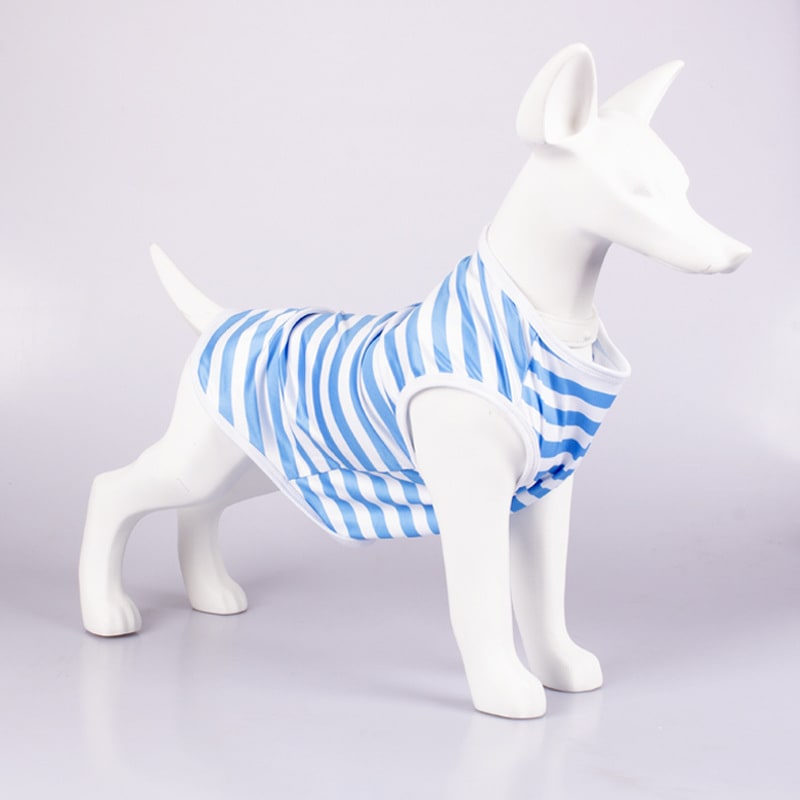 Pet Vest Comfortable Breathable Stripes Vest Dog Clothes view 11