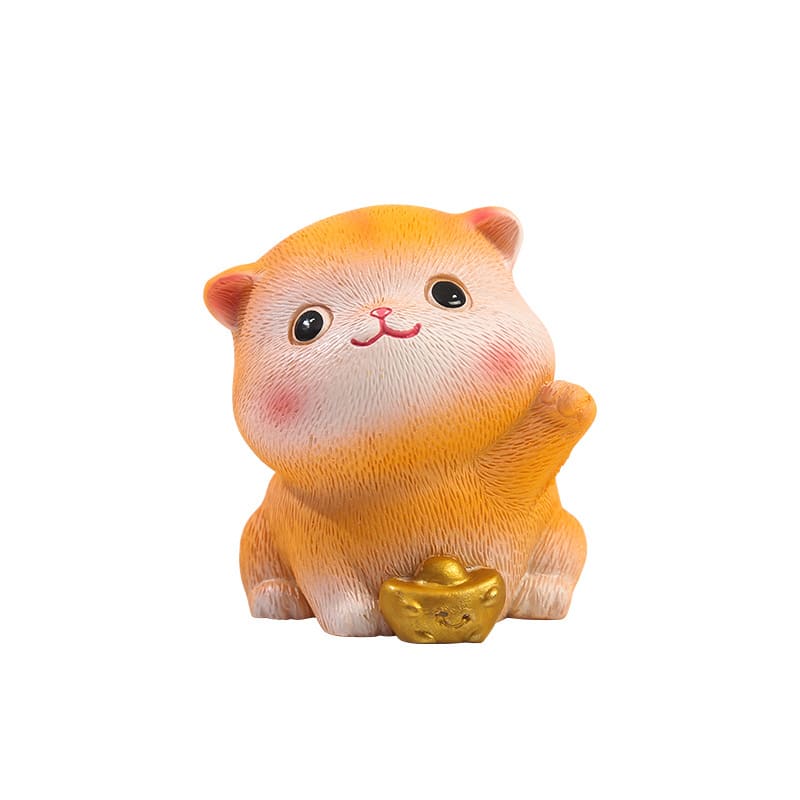 Cartoon Cute Cat Children's Room Cute Resin Decorations view 12