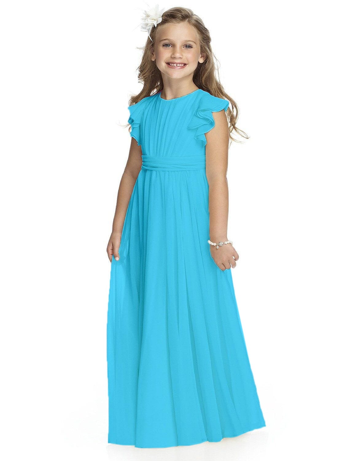 Girls Performance Piano Competition Birthday Chiffon Princess Dress view 12