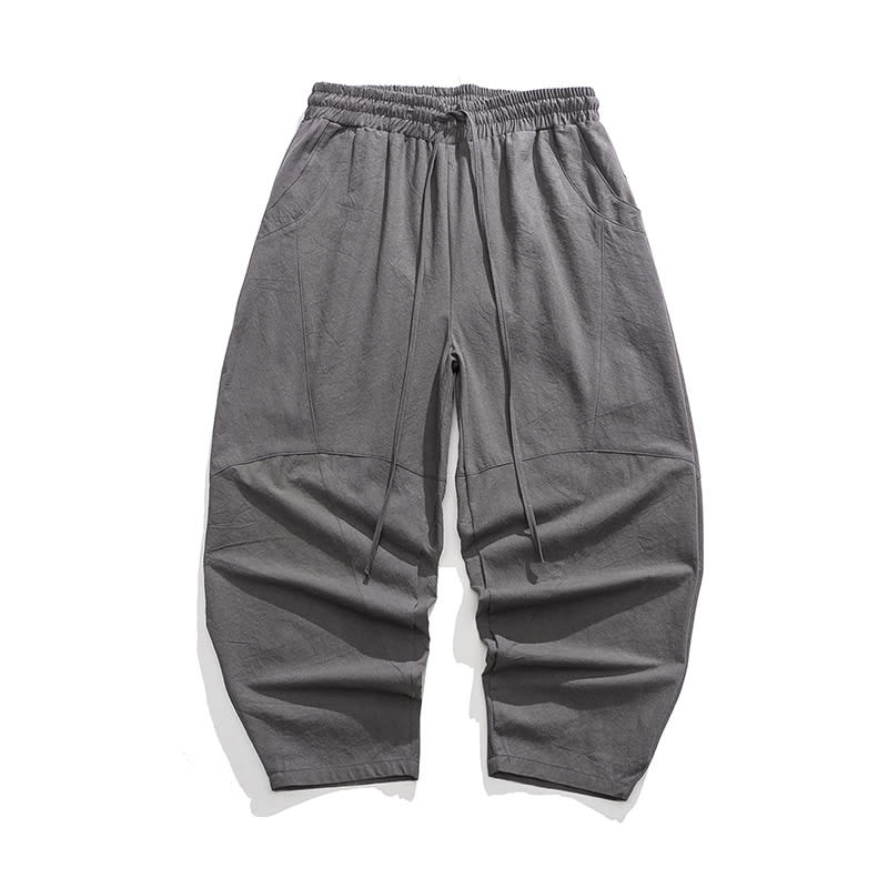 Men's Loose Casual Chinese Style Retro National Trend Japanese Plus Size Bloomers