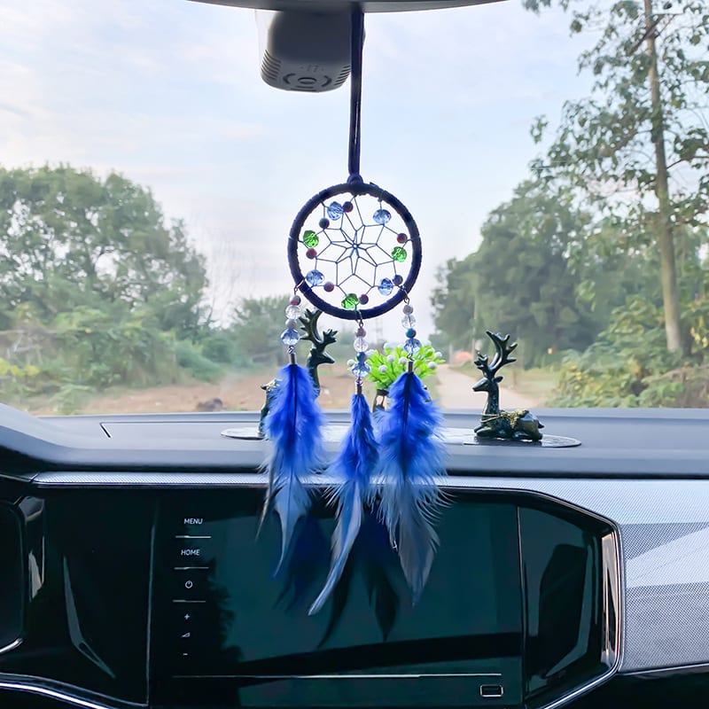 Indian Style Creative Blue Decoration Dream Catcher view 6