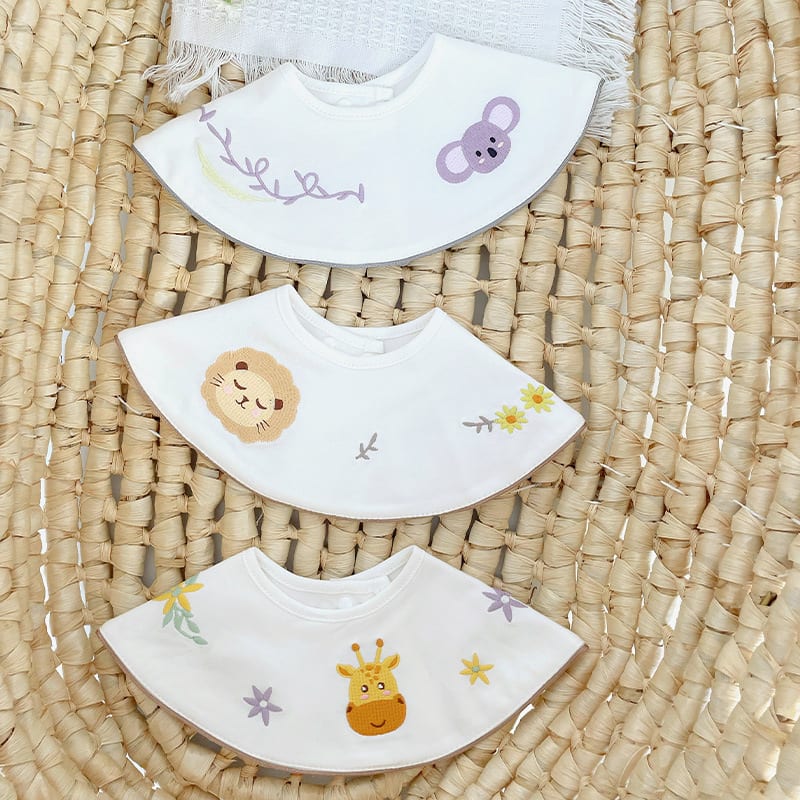 Baby Pure Cotton Bib Waterproof Vomit Milk view 7