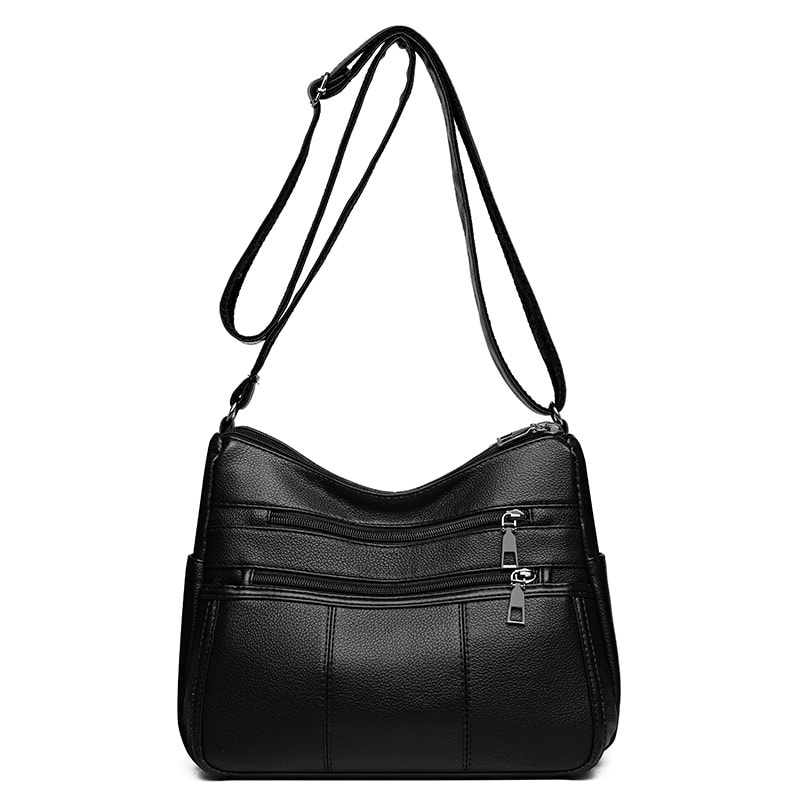 Multi-compartment Shoulder Commuter Crossbody Bag view 2