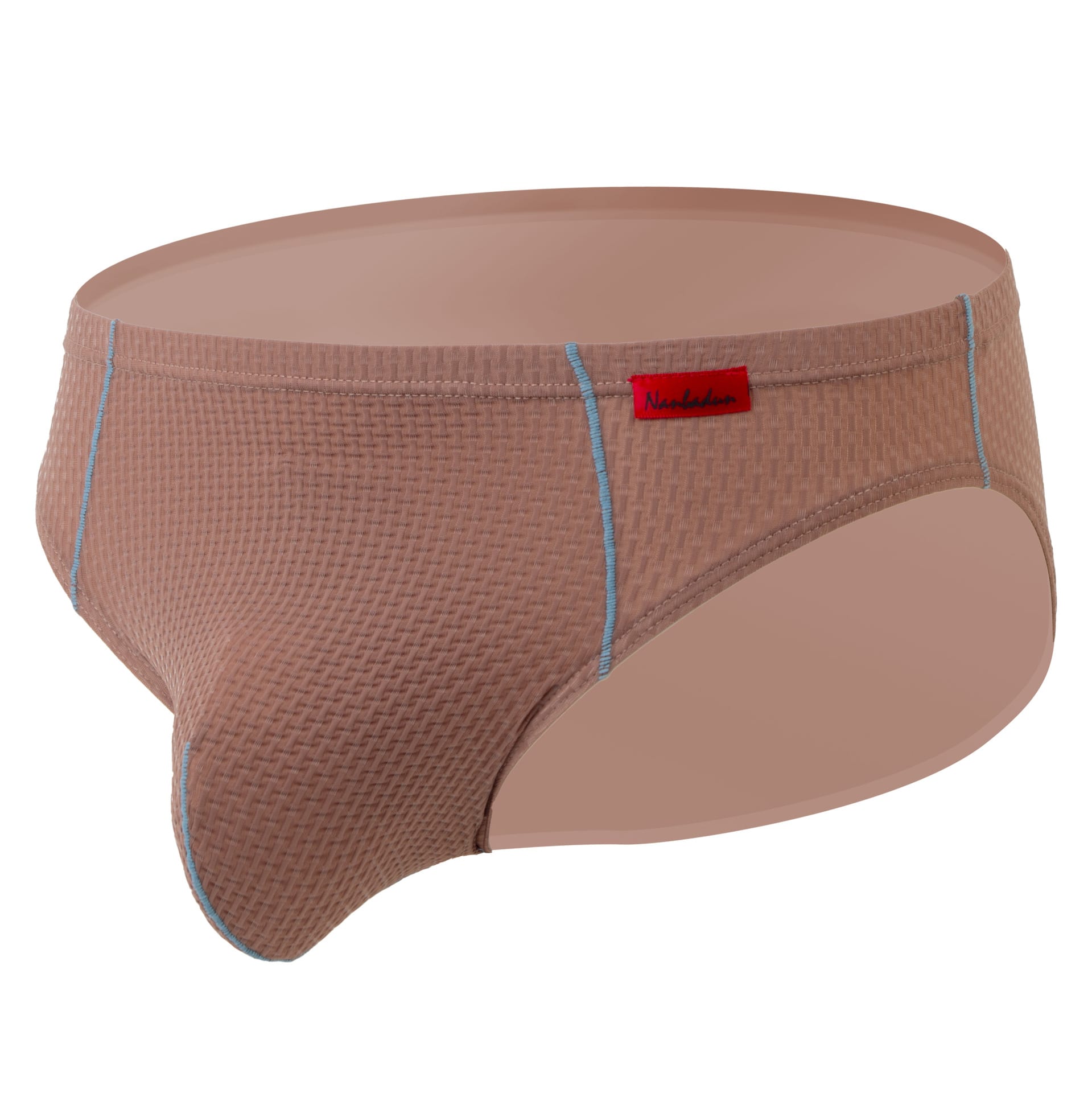 Men's Low Waist Plaid Hip Lifting Briefs view 16