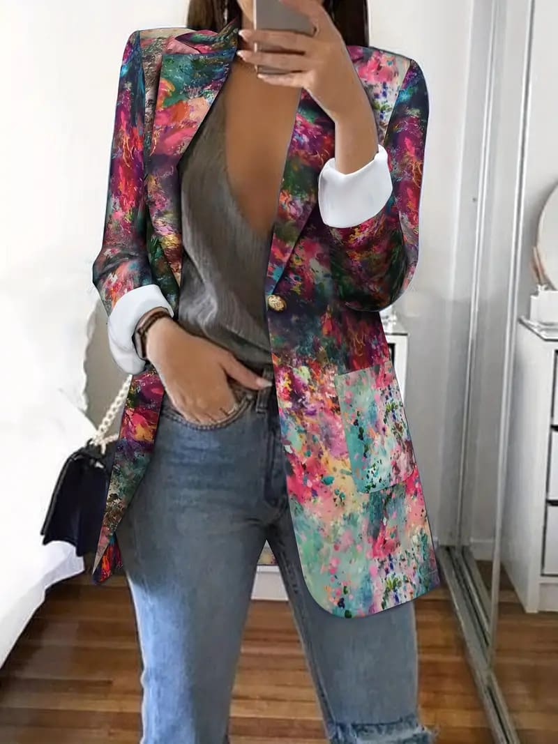 European And American Style Colorful Series Fashion High Sense Spring And Autumn New Casual Suit view 11