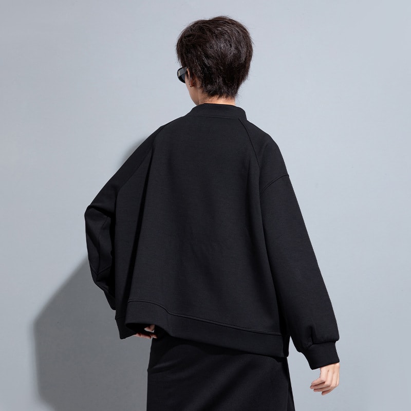 Spring And Autumn Casual Short Coat Irregular With Personality view 5
