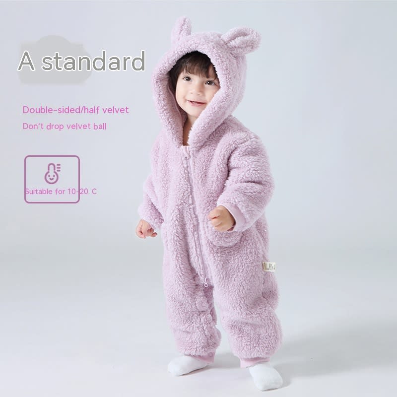 Lambswool Baby Jumpsuit Outer Wear view 10