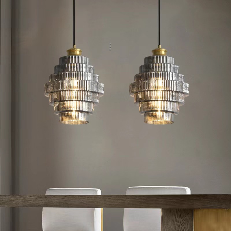 Modern Light Luxury Simple Ancient Bar Clothing Store Hallway Corridor Small Droplight view 2