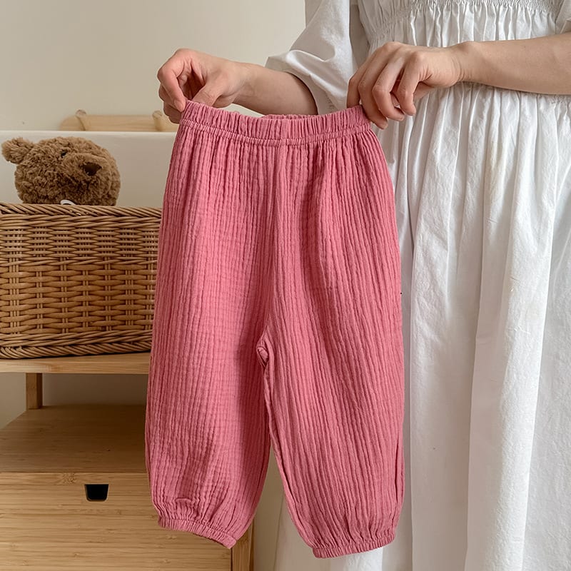 Thin Cotton Cloth Girls' Pajama Pants view 11