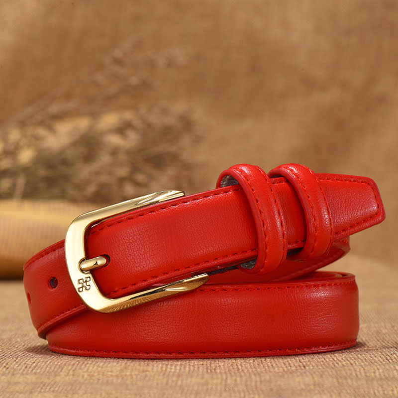 Retro Women's Fashion Double Ring Buckle Waist Seal view 9