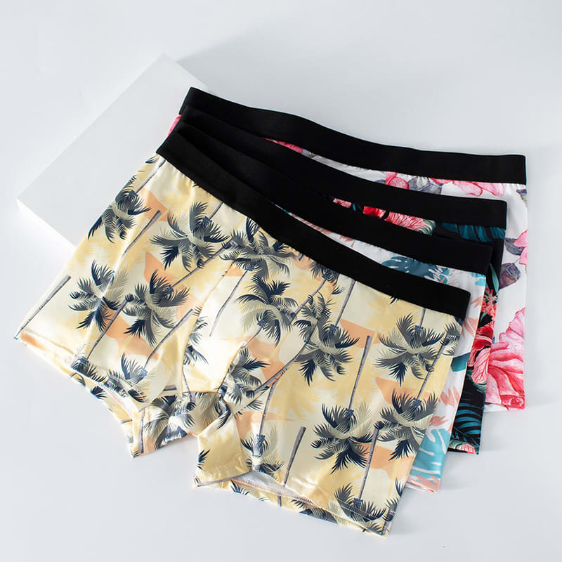 Men's Underwear Fashion Printing Arrow Pants Sports Loose Boxer Briefs Comfortable view 12