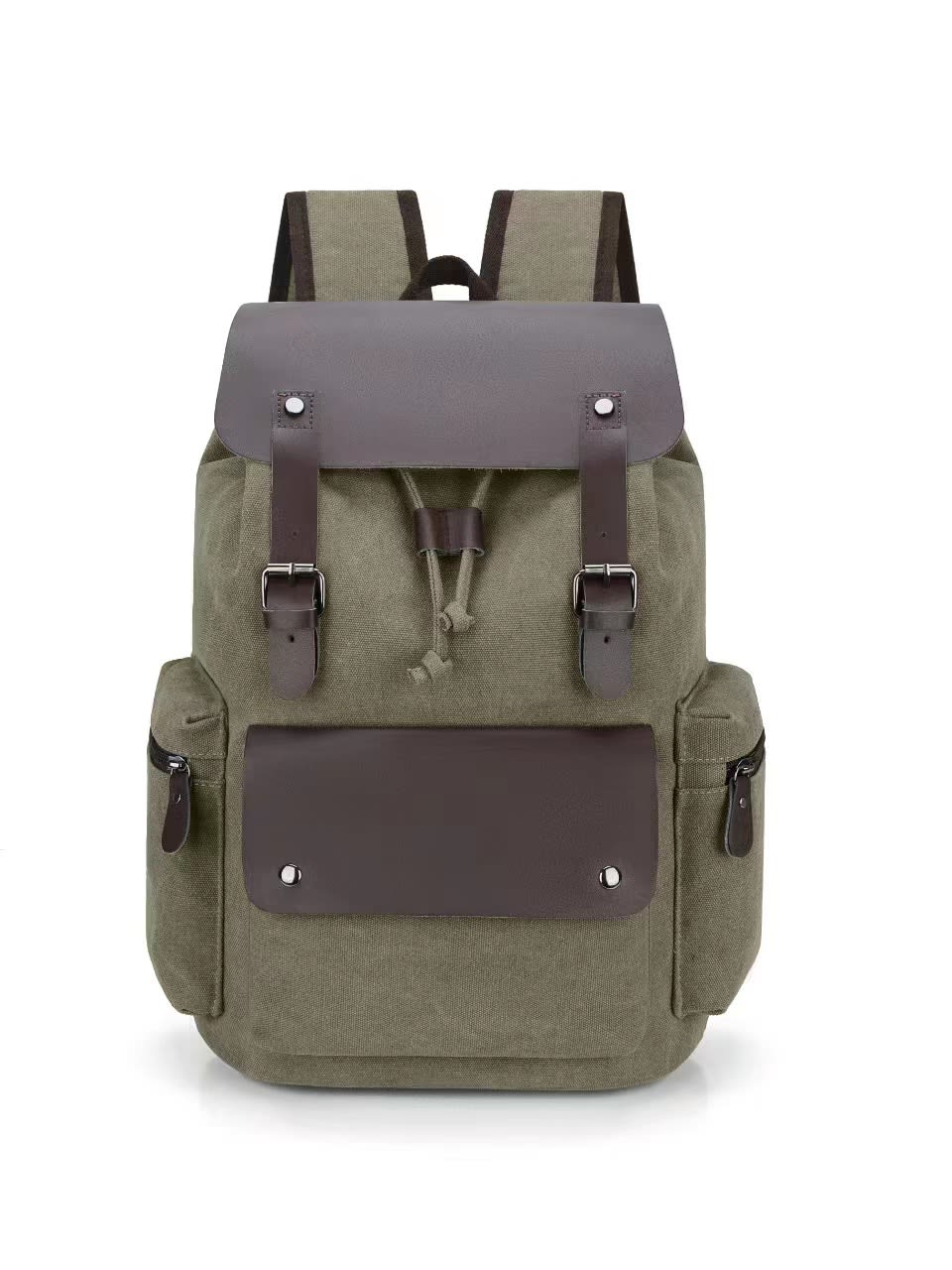 Retro Wear-resistant Large-capacity Backpack view 7