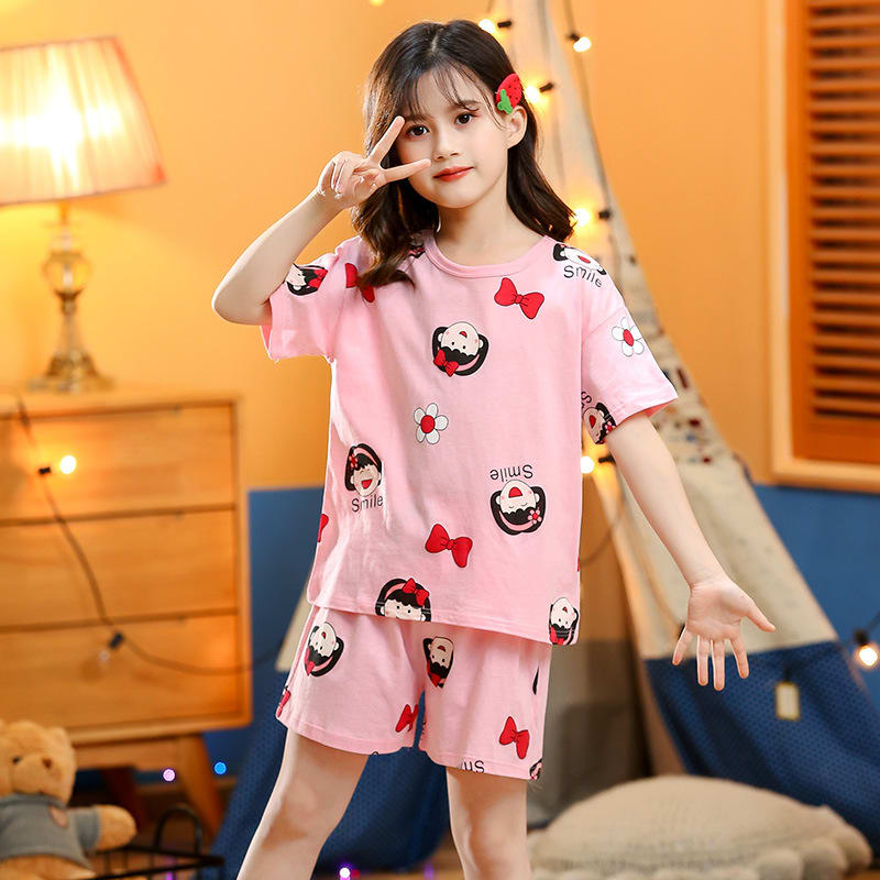 Children's Summer Short-sleeved Suit Homewear view 11