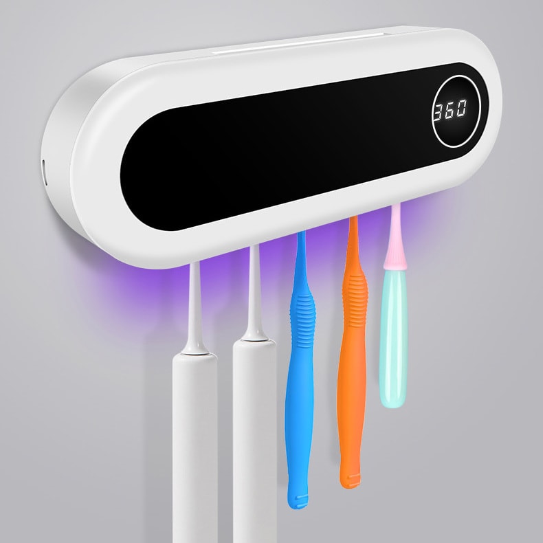 Wall Mounted Toothbrush Holder Smart Toothbrush UV Sterilizer Holder Toothpaste Dispenser Squeezer For Bathroom Accessories view 11