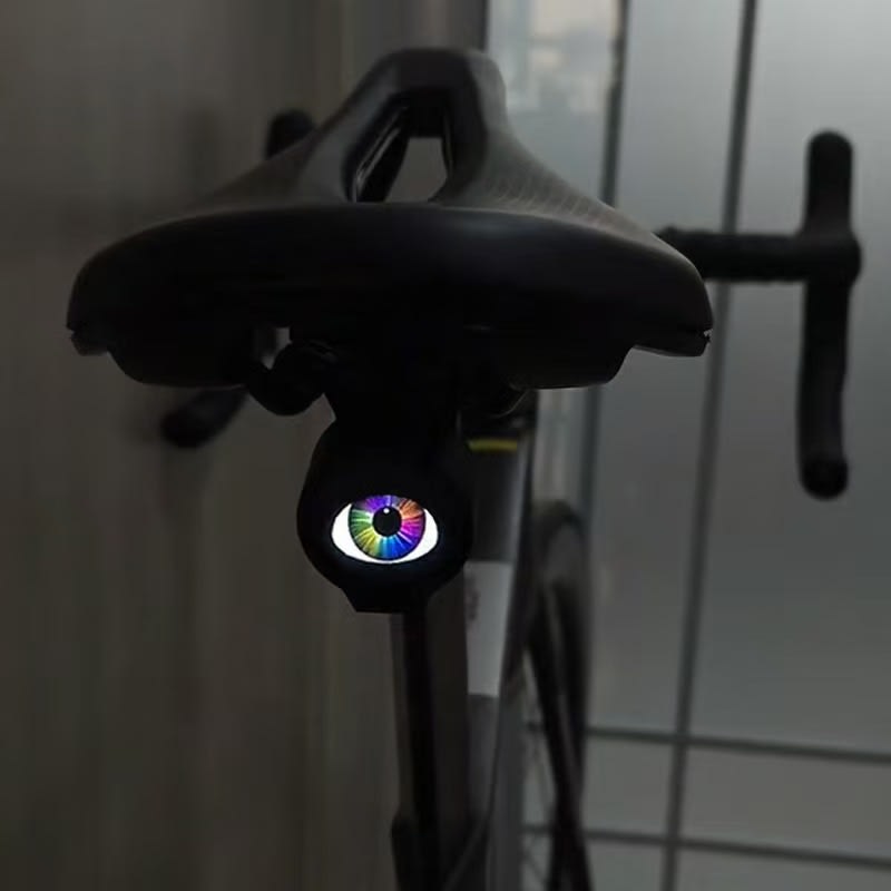 App Control Devil Eye Light Bicycle Motorcycle Decoration Single And Double Screen view 2