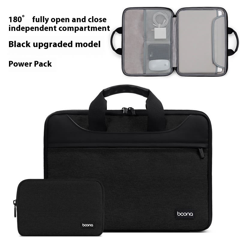 Encapsulate Full Open And Close Laptop Bag Men And Women Business view 8