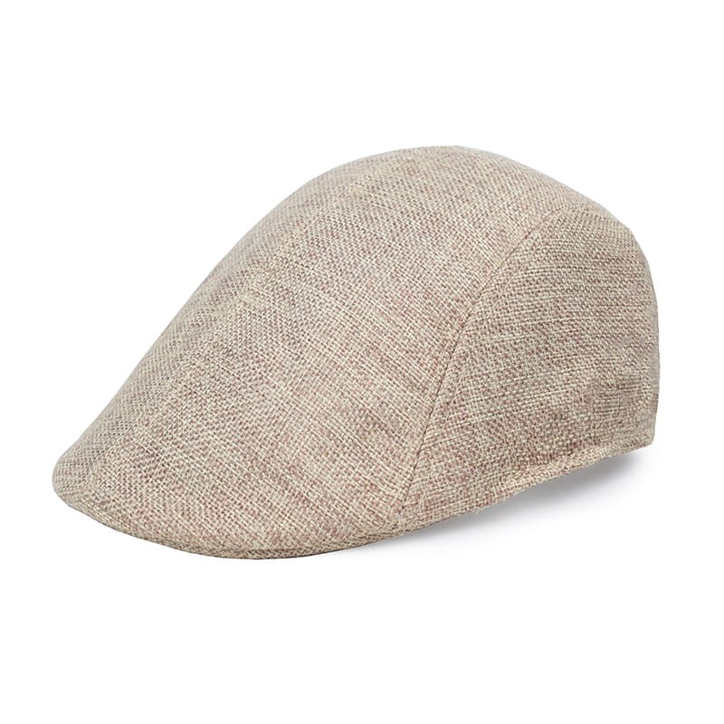 Cotton And Linen Beret Men's Retro Peaked Cap view 4