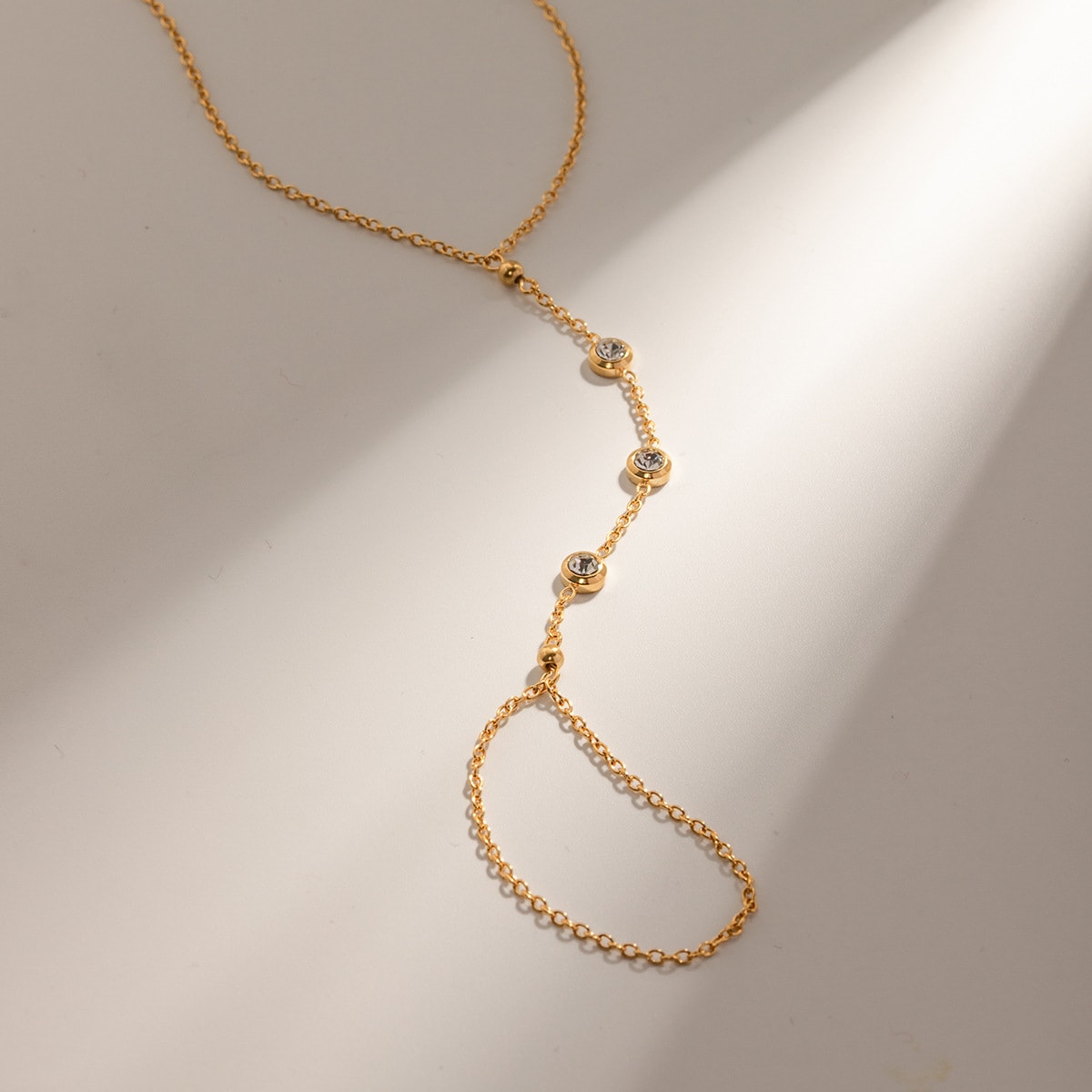 Trendy Simple Exquisite 18K Gold Stainless Steel Bracelet view 7