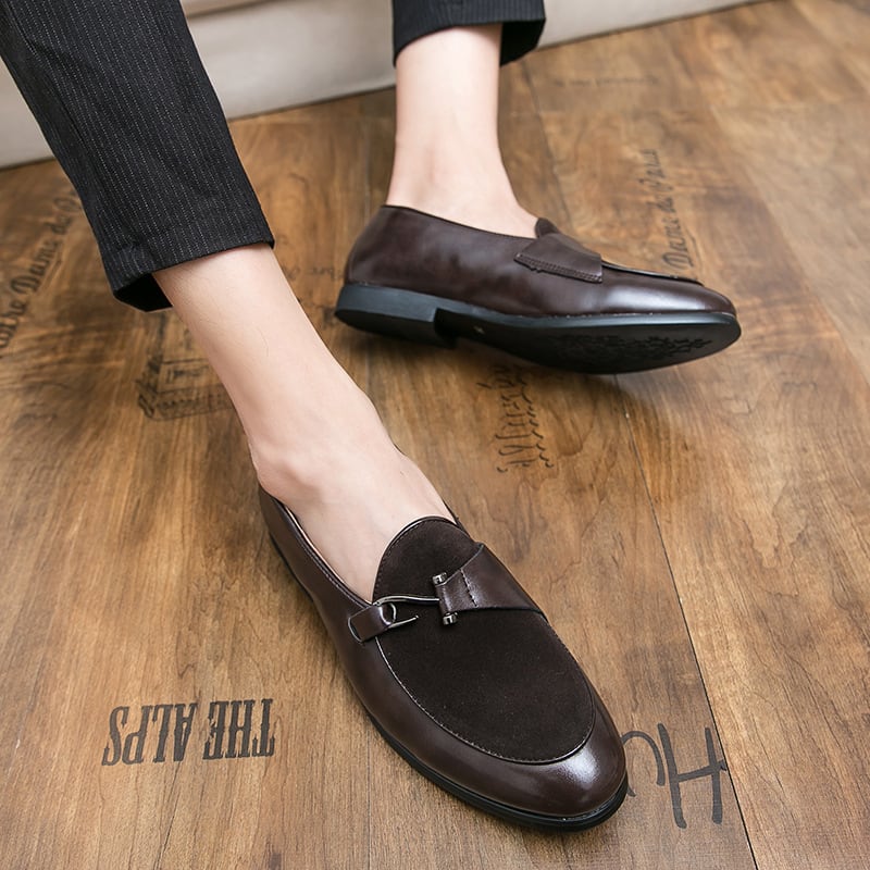 Men's Fashion British Style Casual Leather Shoes view 7