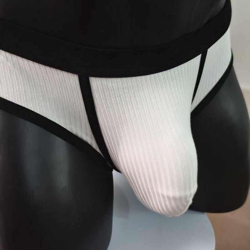 Men's Triangle Breathable U-shaped Big Bag Underwear view 3