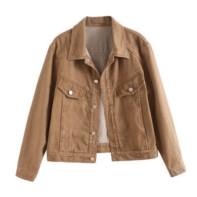 Hong Kong Style Denim Khaki Overalls view 6