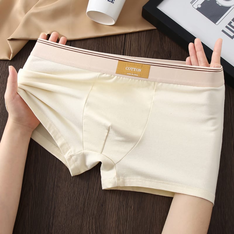 Men's Cotton Antibacterial Boxers Breathable Underwear view 12