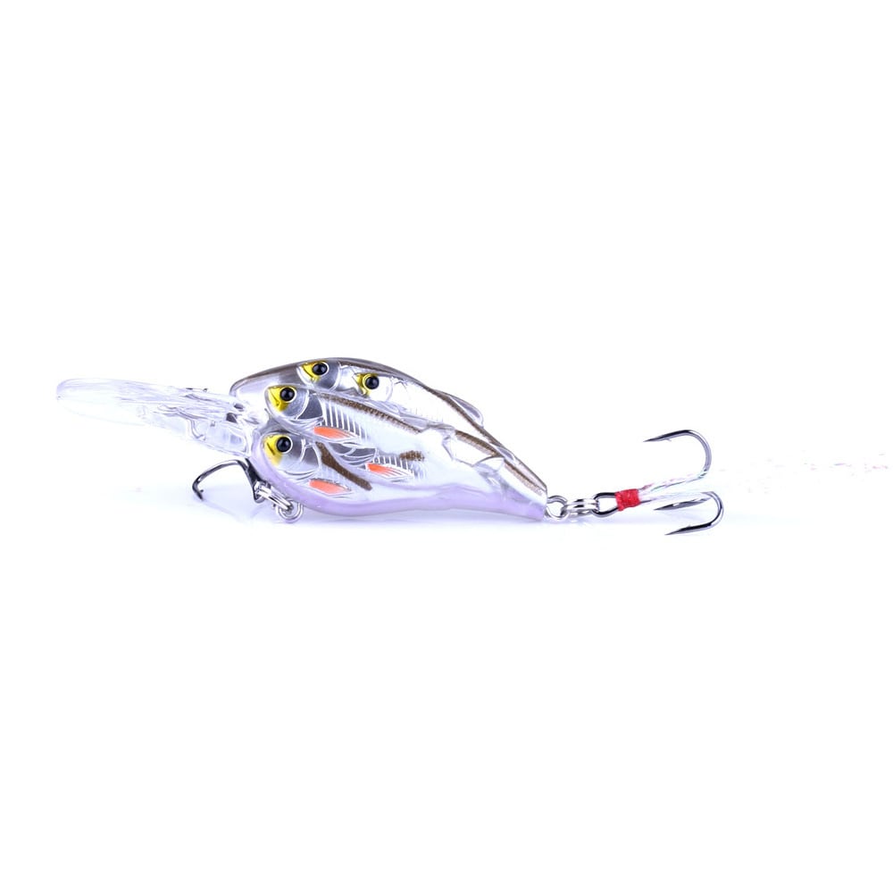 Fish Feather Hook Rock Lure Tossing Sea Fishing Floating Water Hard Bait view 5