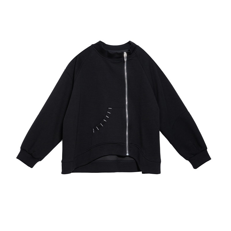 Spring And Autumn Casual Short Coat Irregular With Personality view 1