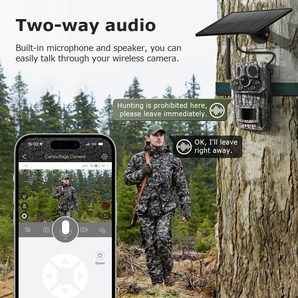 4G Hunting Camera Intelligent Positioning Support Temperature Detection view 4