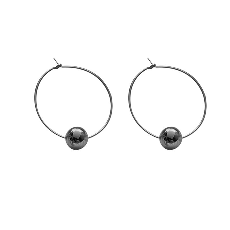 Minimalism Ear Hook Niche Glossy Ball view 5