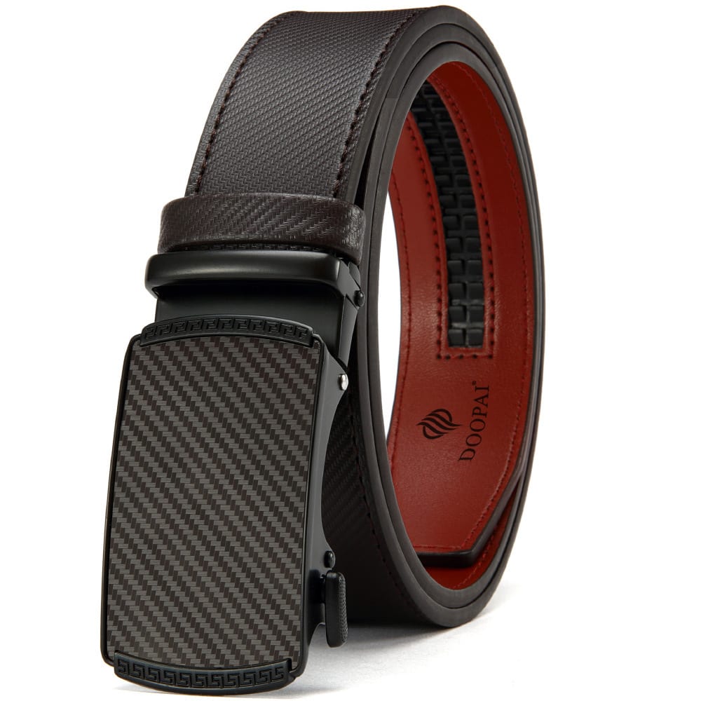 Men's Belt Hot-selling Film Alloy Automatic Buckle Leather view 9