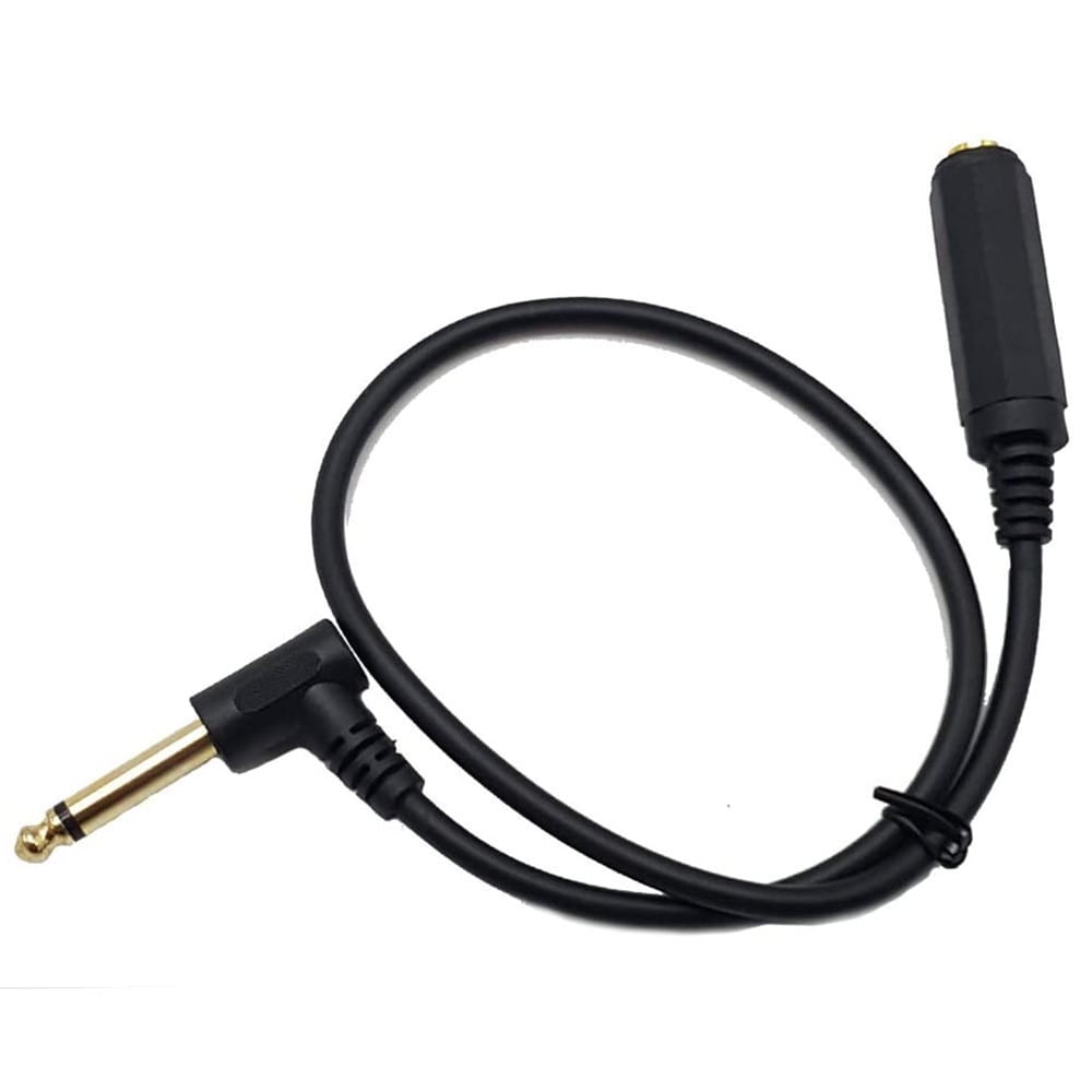 Microphone Audio Male To Female Mono Elbow Audio Cable view 3
