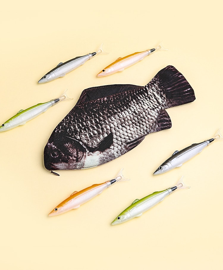 Creative Large Capacity Student Crucian Carp Pencil Case view 11