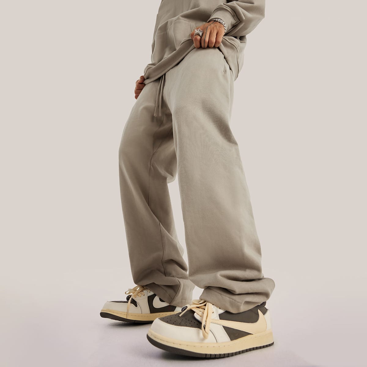 Fashion Loose Men's Sweatpants Straight Sports view 2