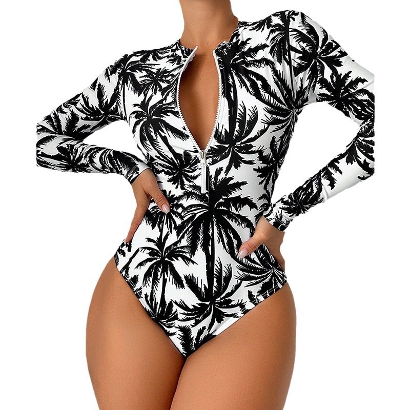 Print Diving Suit Beach Sexy Swimsuit Bikini Foreign Trade One Piece Swimsuit view 8