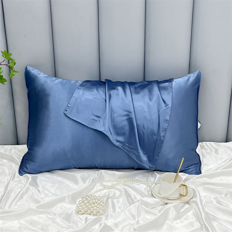 Double-sided Ice Silk Pillowcase Beauty Silk Pillowcase view 22