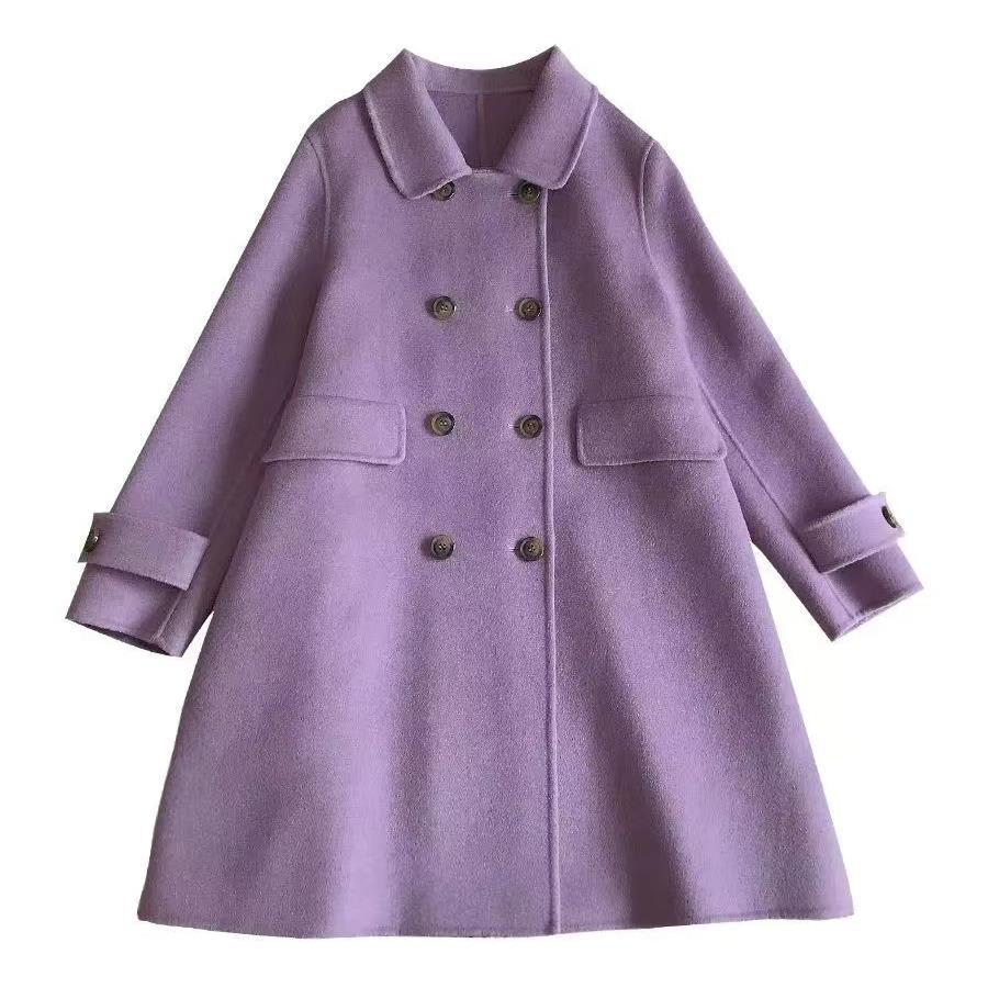Mid-length Korean Style Doll Collar Autumn And Winter Woolen Woolen Coat view 6