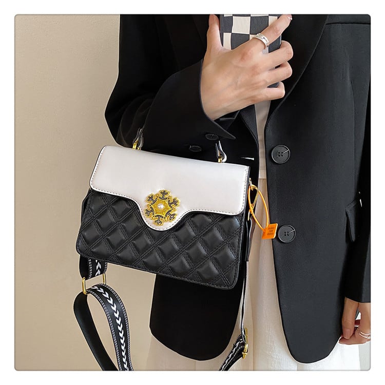 Women's Crossbody Rhombic Western Style Shoulder Bag view 16