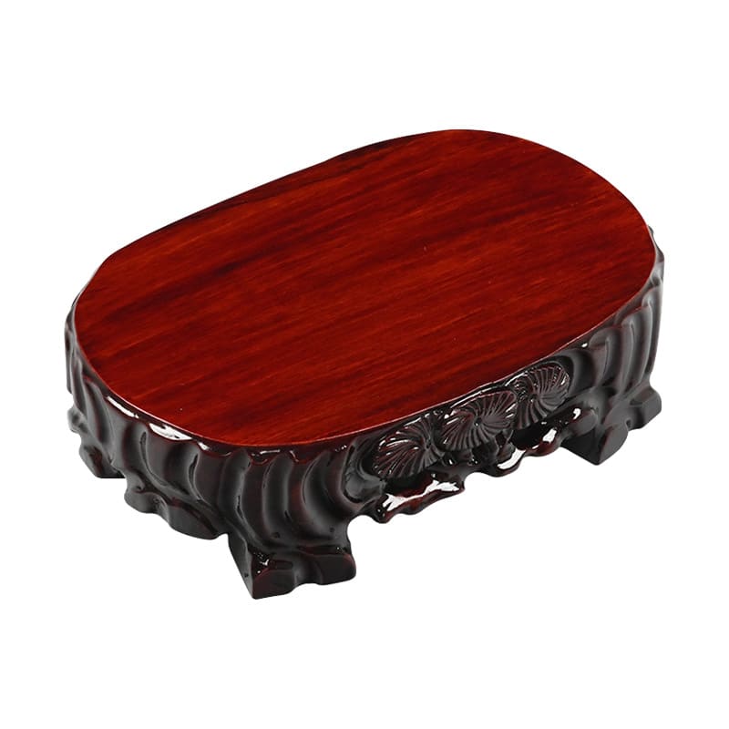 Wooden Base, Redwood And Rare Stone Handicraft Ornament view 8