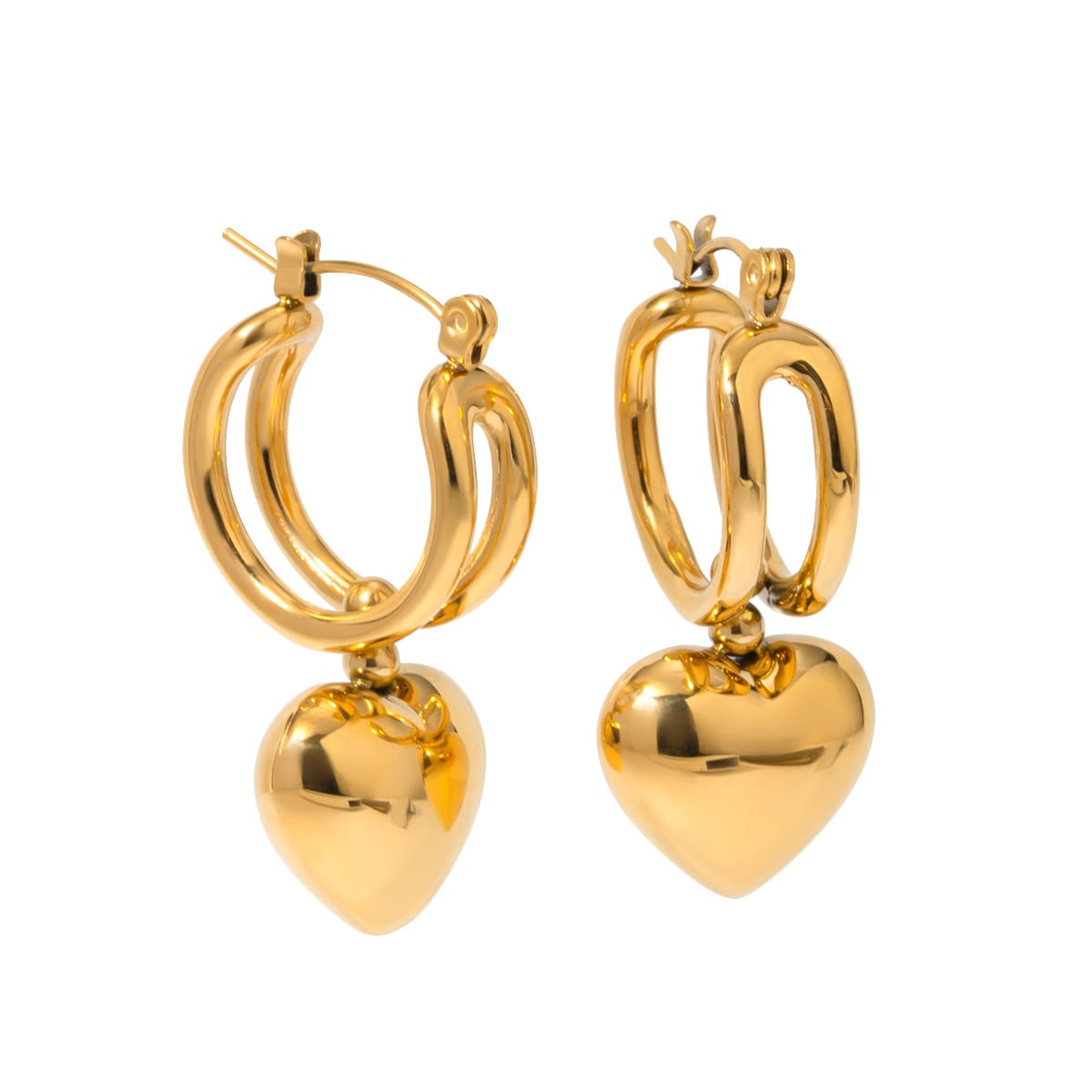 Audrey Gold Earrings view 8