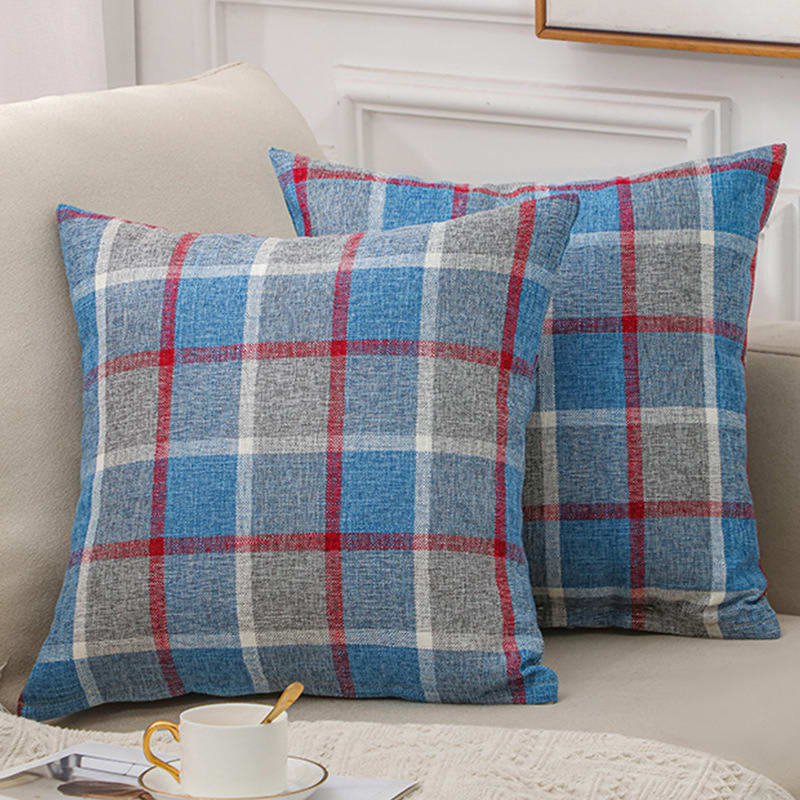Solid Color Linen Sofa Cotton And Linen Pillow view 24