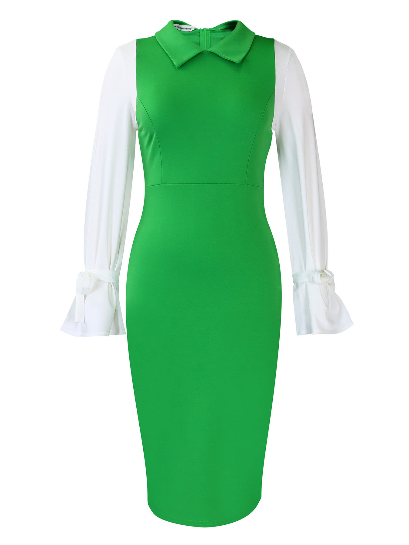 Temperament Elegant Spliced Hip Bag OL Pencil Skirt Africa Dress view 5