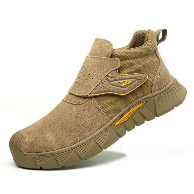 High-top Electric Welding Shoes Four Seasons Anti-smashing And Anti-penetration Work Shoes view 2