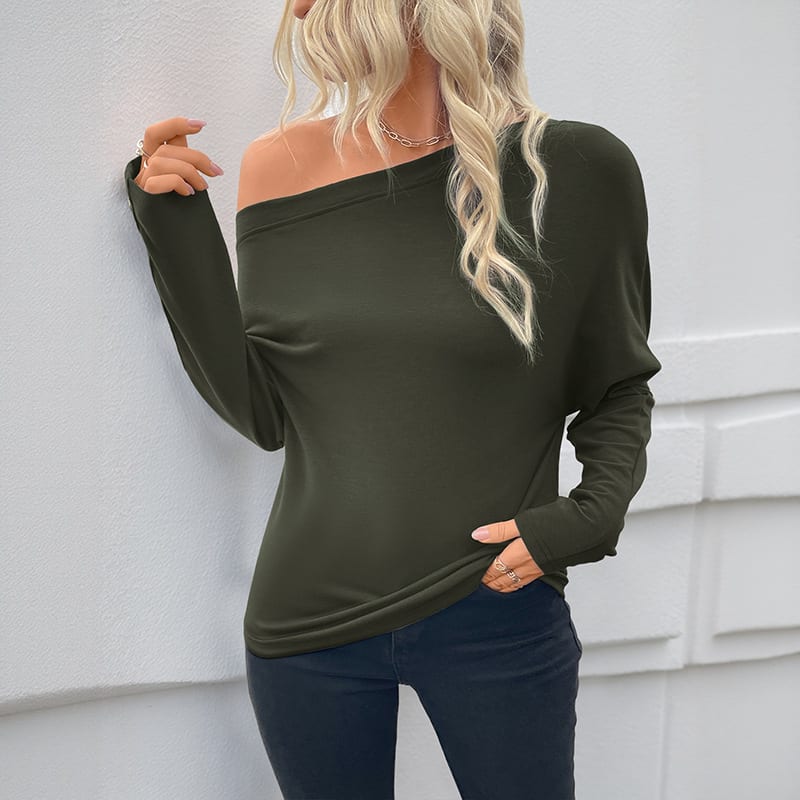 Thin Long Sleeve Pullover T-shirt view 3