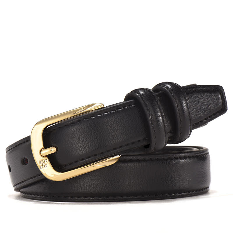 Retro Women's Fashion Double Ring Buckle Waist Seal view 8