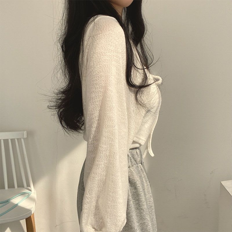 Sun Protection Cardigan Short Coat For Women view 5