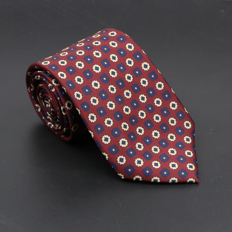 Super Soft Bohemian Silk Ties Men's Fashion 75mm Necktie view 22